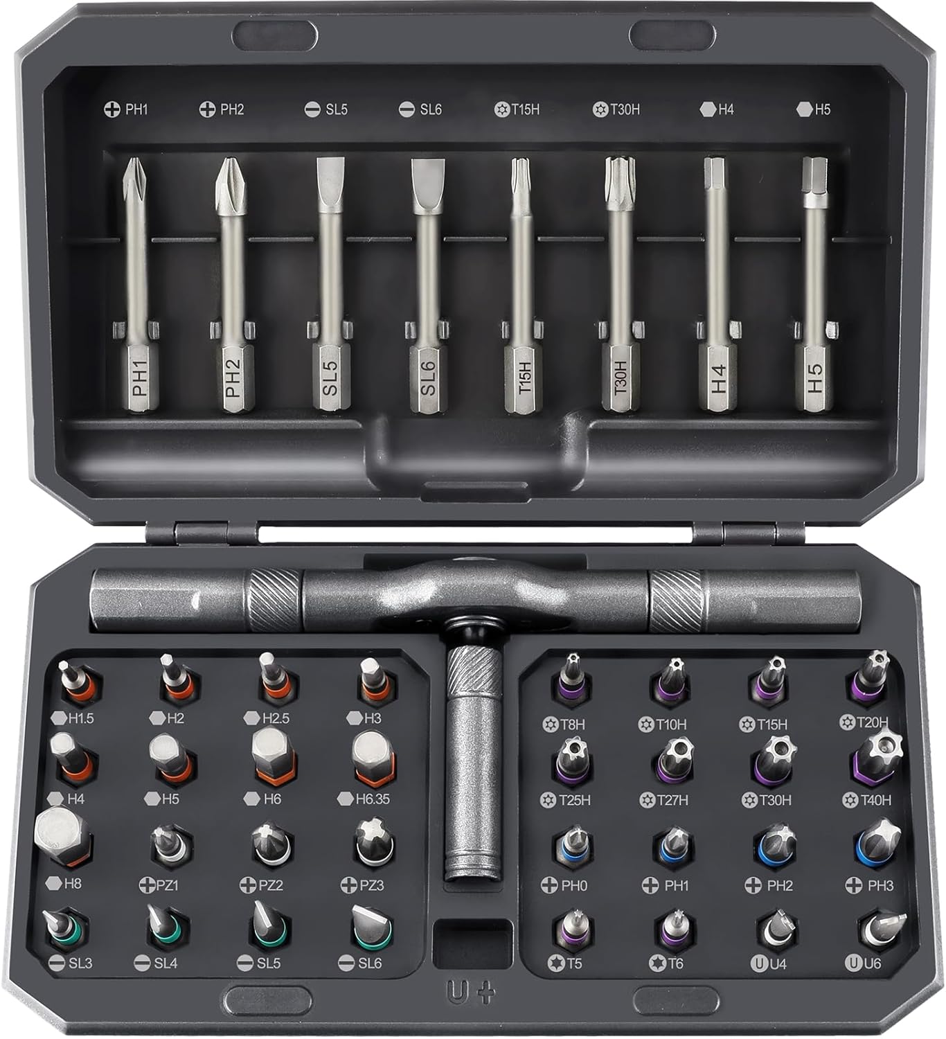 AA Engineering 42 in 1 Magnetic Screwdriver Set, Ratchet Screwdriver Set with Case