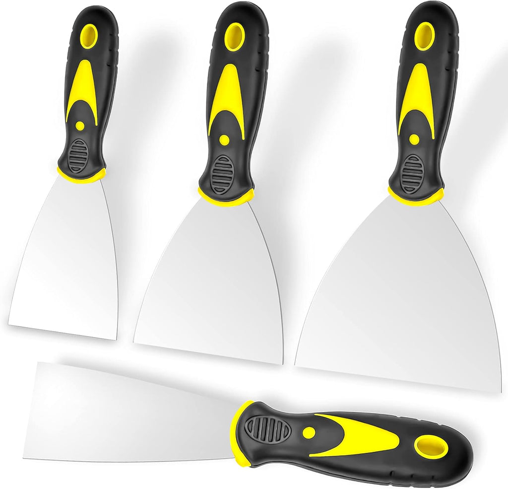 AA Engineering Stainless Steel Wallpaper Scraper & Putty Knife Tool Set