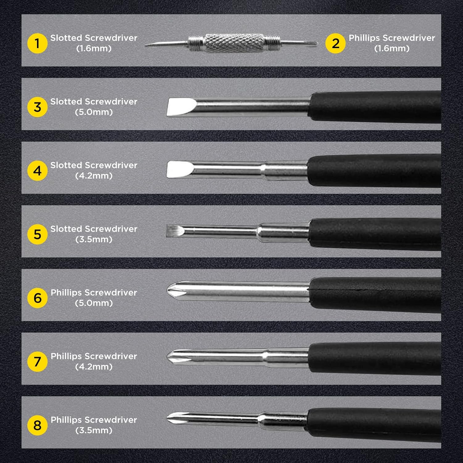AA Engineering 8-in-1 Screwdriver