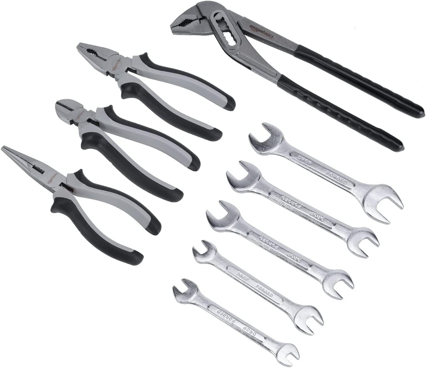 AA Engineering 65-Piece General Household Home Repair Tool Kit Set, Black