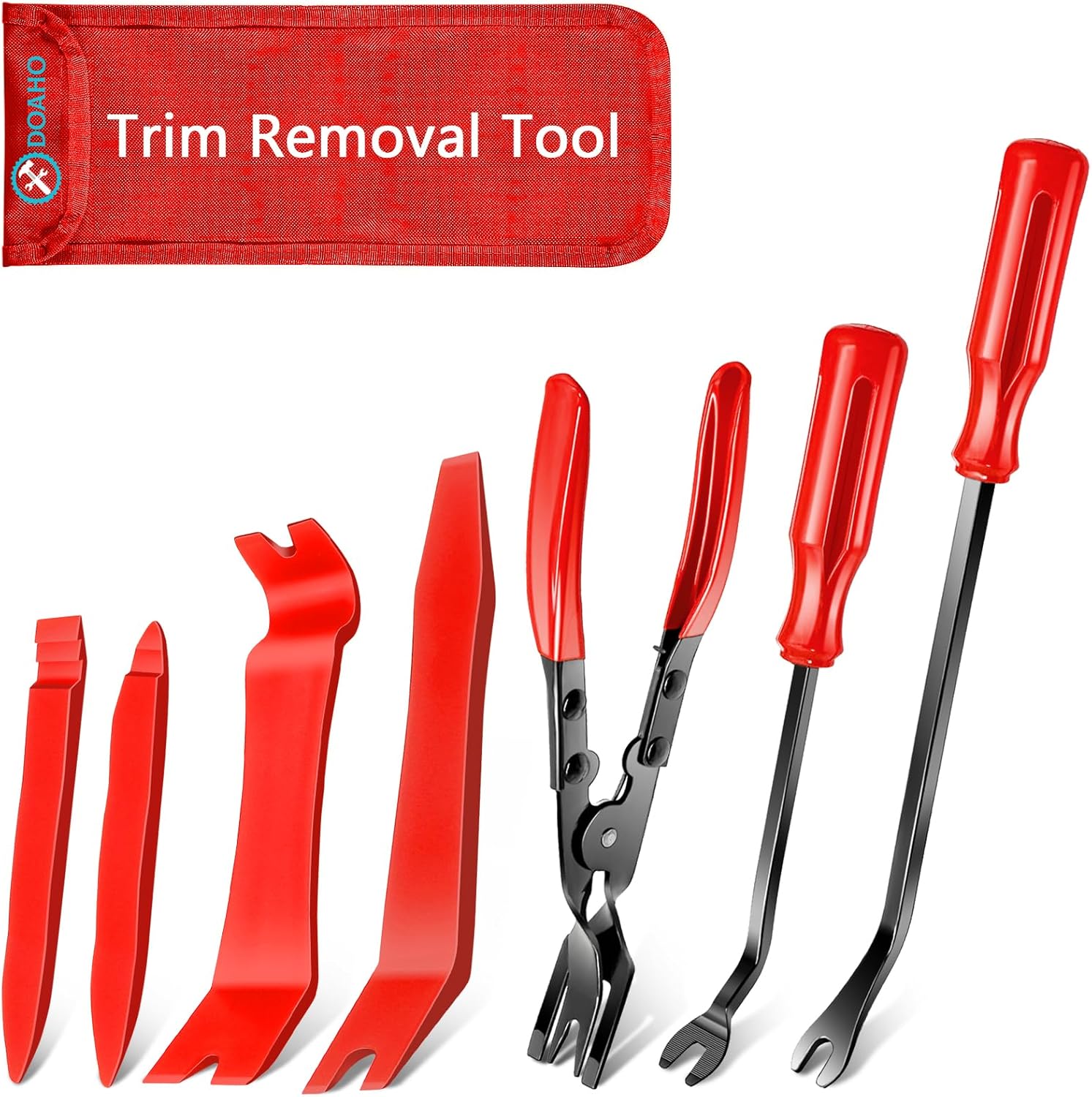 AA Engineering 7 Pcs Car Trim Removal Tool Kit with Non-Scratch Plastic Pry Tool